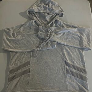 Danskin Gray Hoodie Sweatshirt